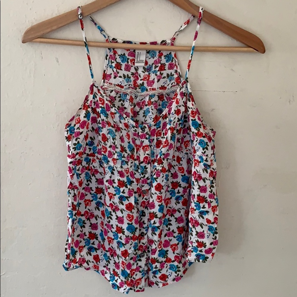 Floral tank top